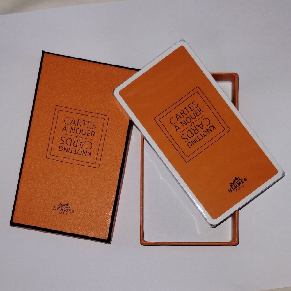 Orange Playing Cards Set